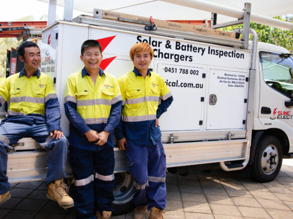 Sune Electrical Team | Featured image for the Brisbane Electricians home page of Sune Electrical