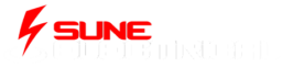 Sune electrical red and white logo | Featured image for Sune Electrical.